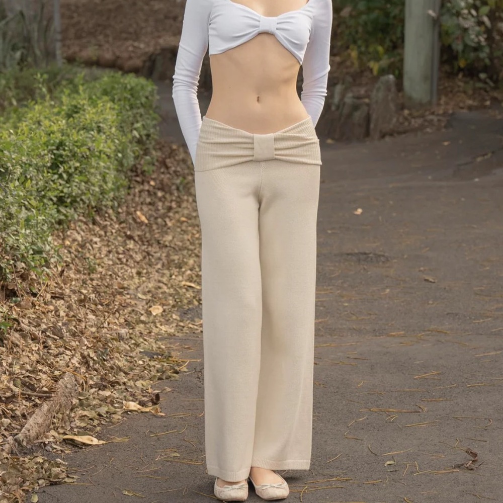 my mum made it sweet bow pant